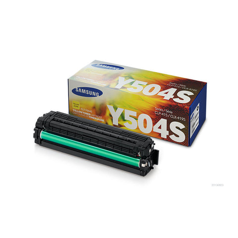 Samsung CLT-Y504S  Yellow Toner Cartridge - 1,800 pages