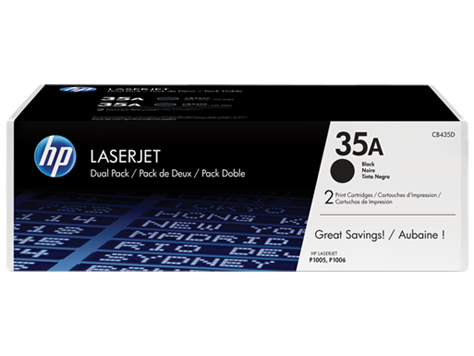 HP CB435AD(HT35T)  Toner Cartridge Twin Pack - 2 x 1,500 pages
