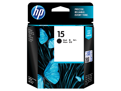HP C6615DA (HI15) Genuine Black Ink Cartridge - 25ml - 495 pages
