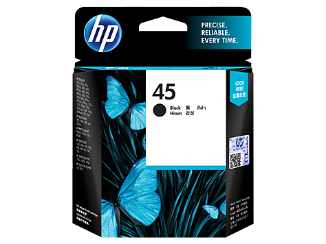 HP 51645AA (HI45) Genuine Black Ink Cartridge - 42ml - 883 pages